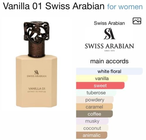 Screenshot Vanilla 01 Swiss Arabian Eau de Parfum - 1.7 oz / 50ml