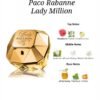 Rabanne Lady Million Eau de Parfum. 2.7 oz / 80ML
