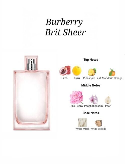 Burberry Brit Sheer Eau de Toilette-3.4 oz / 100ML