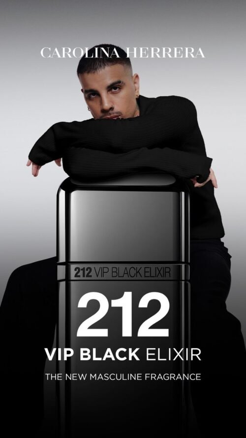 212 VIP Black Elixir Eau de Parfum-3.4 oz / 100ML