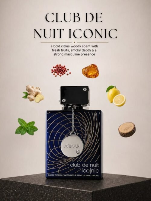 ICONIC 3 Armaf Club de Nuit Iconic Extrait de Parfum- 3.6 oz / 105ML