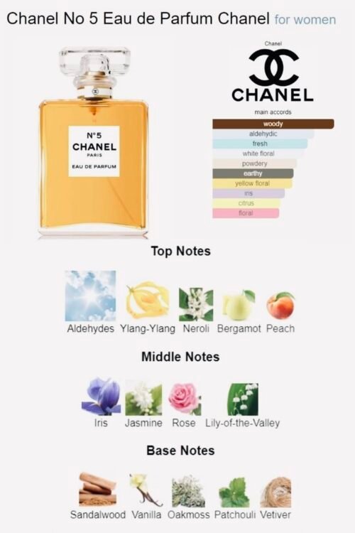 NO55 Chanel No. 5 Eau de Parfum-3.4 oz / 100ML