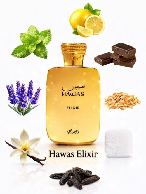 RE1 Rasasi Hawas Elixir Eau de Parfum-3.4 oz / 100ML