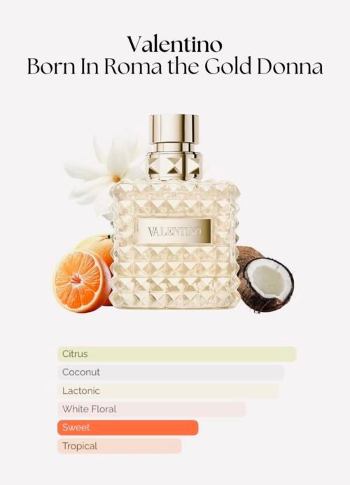 Valentino Born in Roma Donna The Gold Eau de Parfum-3.4 oz / 100ML