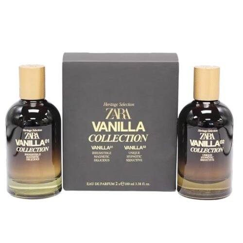 ZV Zara Vanilla Collection 01 + 02 EDP Set – 2 x 100ML (Total: 200ML)