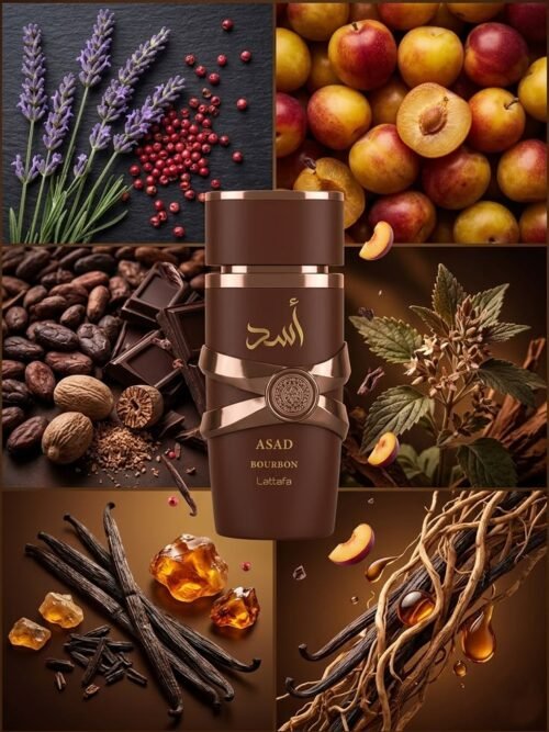 Lattafa Asad Bourbon Eau de Parfum-3.4 oz / 100ML Men Fragrances