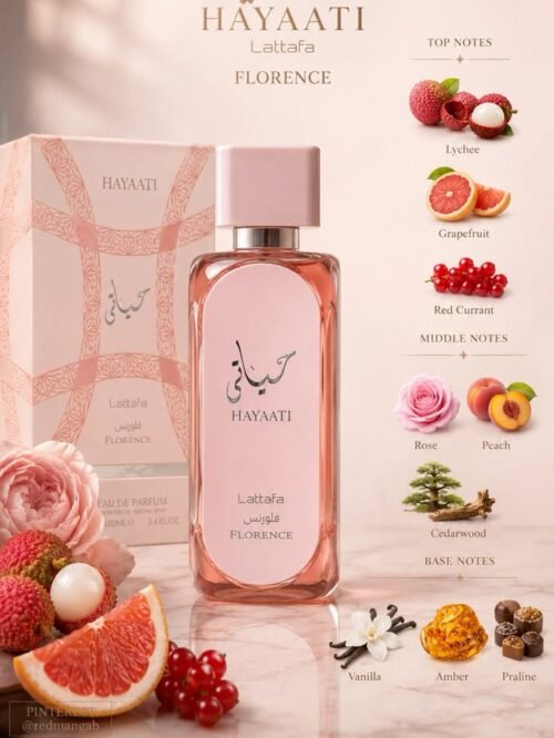 Lattafa Hayaati Florence Eau De Parfum-3.4 oz / 100ML