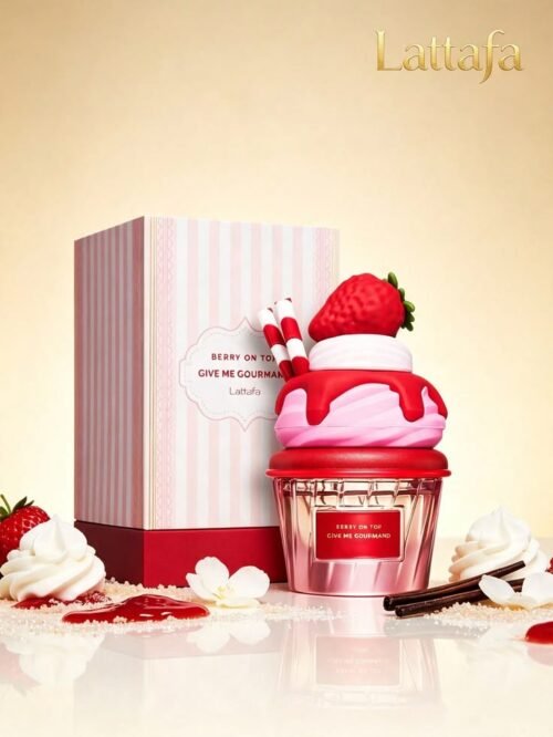 Lattafa Gourmand Berry on Top Eau de Parfum Fragrance for Women & Men – 3.4 oz / 100ML