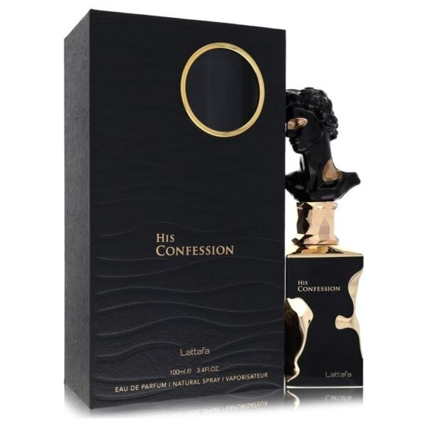 Lattafa His Confession Eau de Parfum –3.4 oz / 100ML Men Fragrances