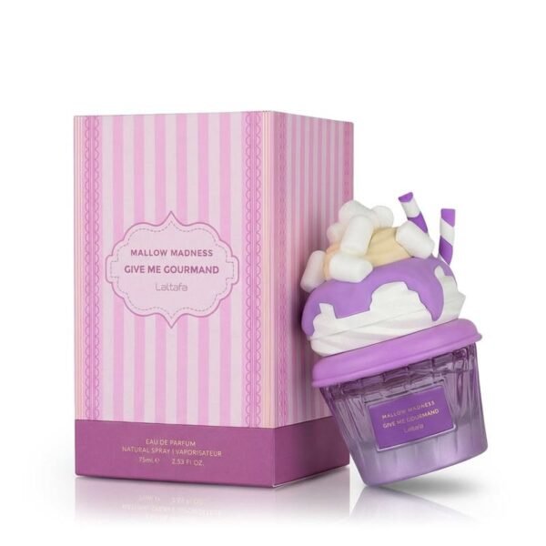Lattafa Gourmand Mallow Madness Eau de Parfum Fragrance for Women & Men – 3.4 oz / 100ML