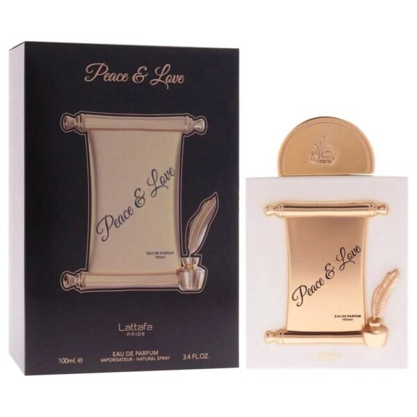 Lattafa Peace & Love Eau de Parfum Fragrance for Women & Men – 3.4 oz / 100ML