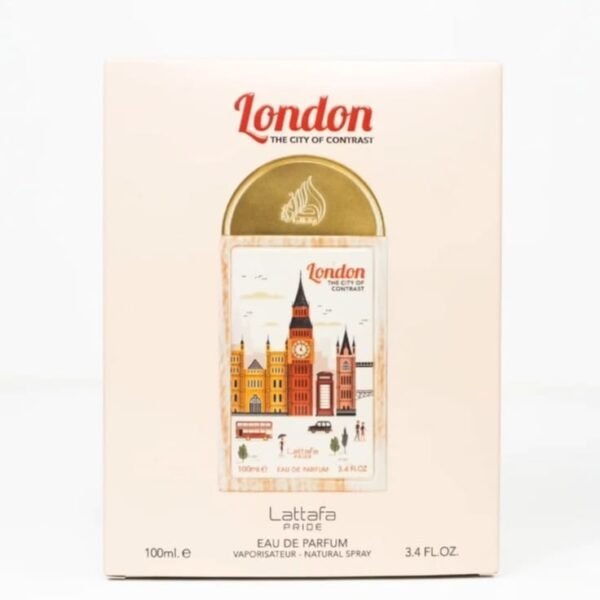 Lattafa London City of Contrast – 3.4 oz / 100ML Unisex Fragrances