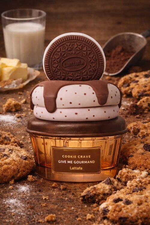 Lattafa Gourmand Cookie Crave Eau de Parfum Fragrance for Women & Men – 3.4 oz / 100ML