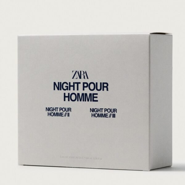 ZNP1 Zara NIGHT POUR HOMME II + III EDP Fragrance for Men – 100 ML + 100 ML